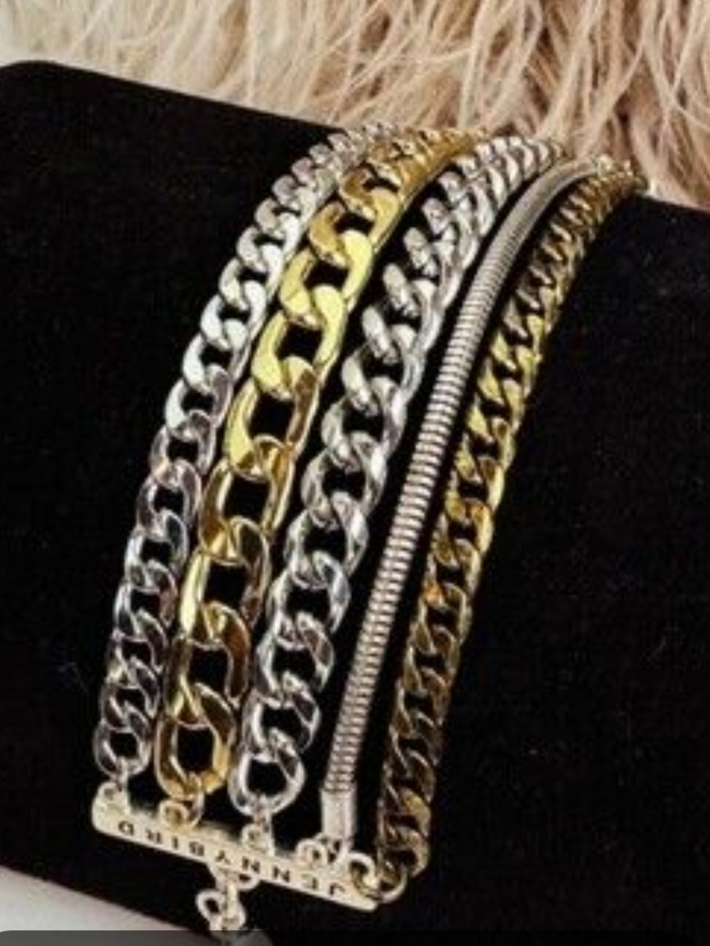 Jenny Bird Multi-Chain Bracelet $65 EUC